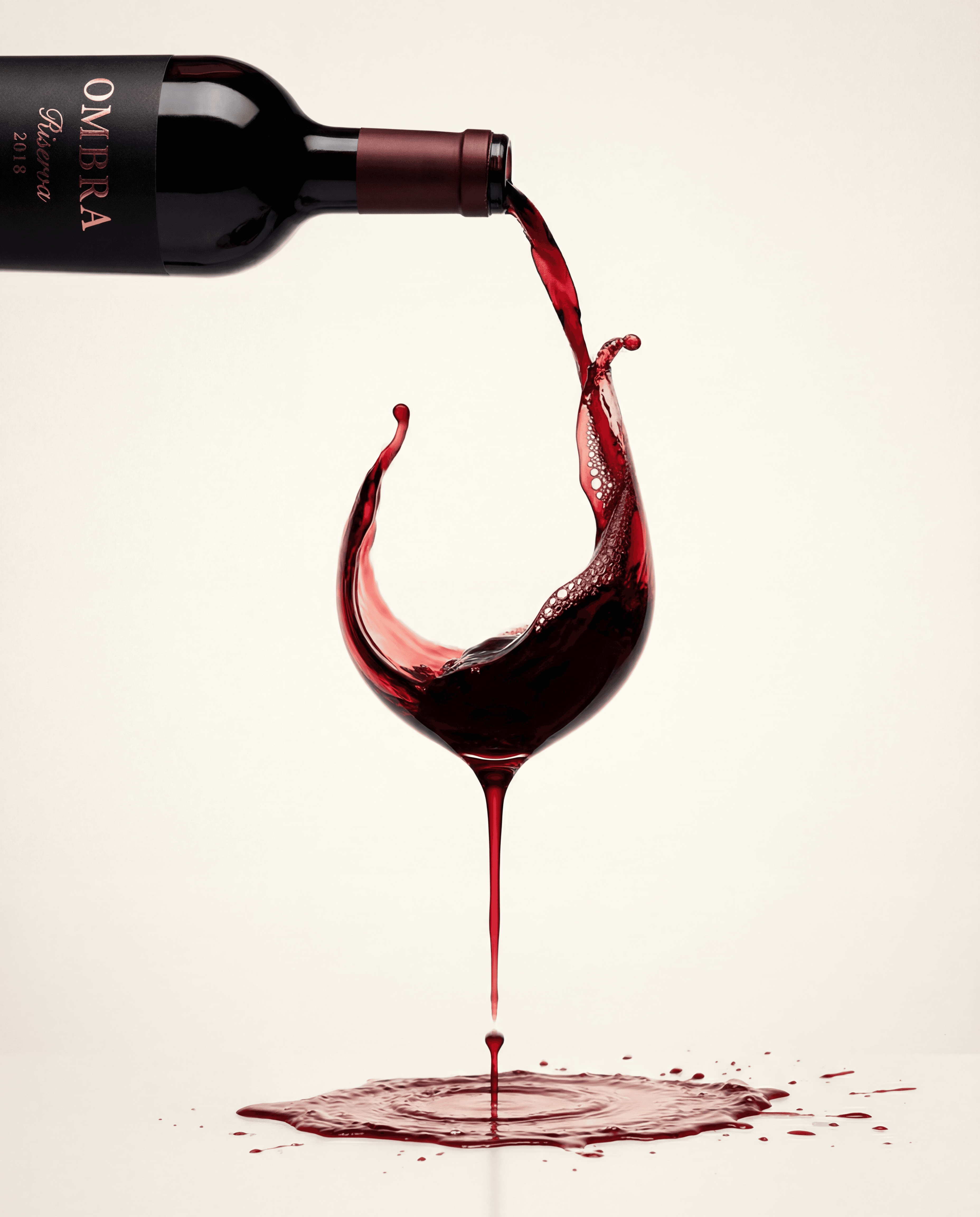 AI-generated editorial beverage product photography by Captured